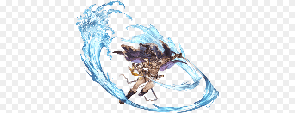 Jin B Granblue Jin Ronin, Dragon, Adult, Female, Person Png