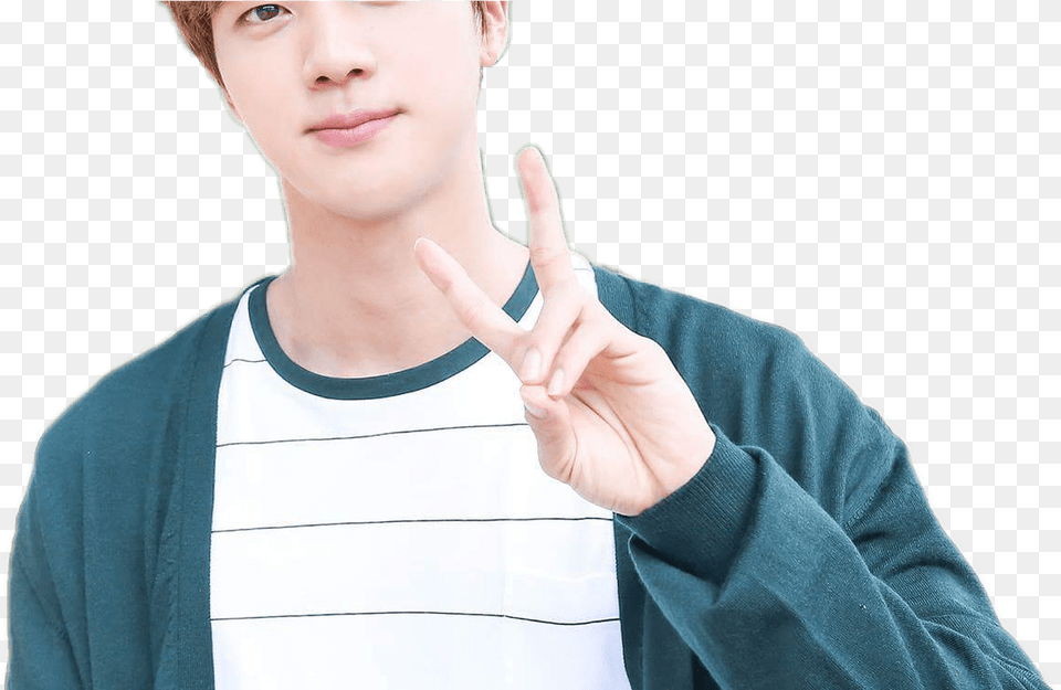 Jin Bts Blood Sweat Amp Tears Princess Libby Restaurant Jin Background White, Body Part, Finger, Hand, Person Png Image