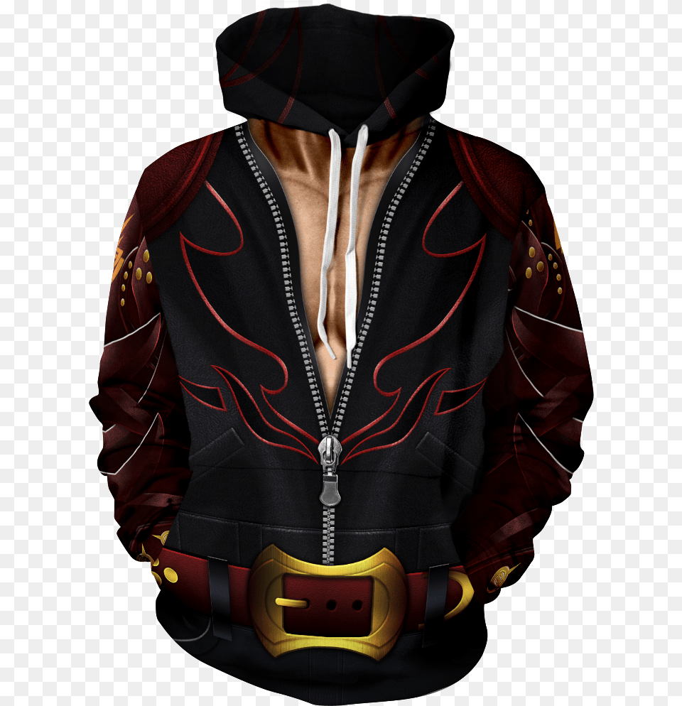 Jin Kazama Unisex Hoodie Jin Kazama Hoodie, Clothing, Coat, Jacket, Knitwear Png