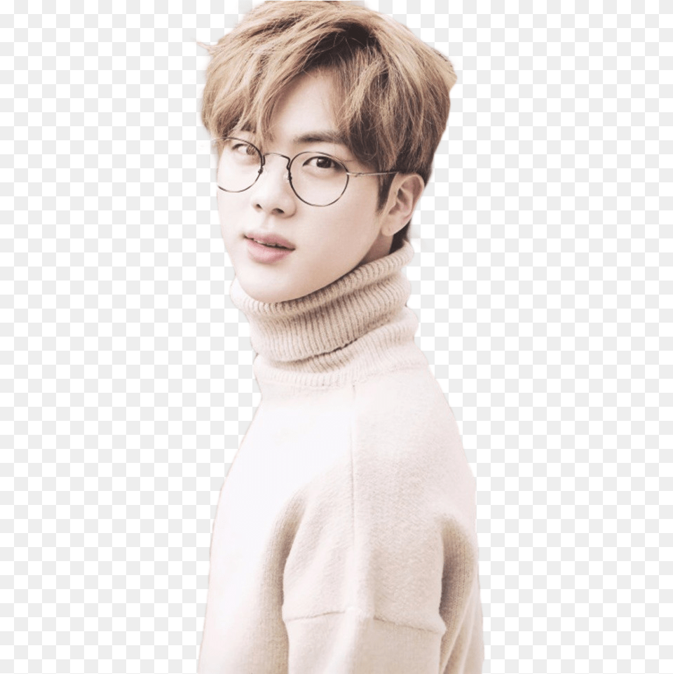 Jinbts Jin Kimseokjin Sticker Jinsticker Jin Bts Bts Jin Bts With Glasses, Accessories, Portrait, Photography, Person Free Png Download