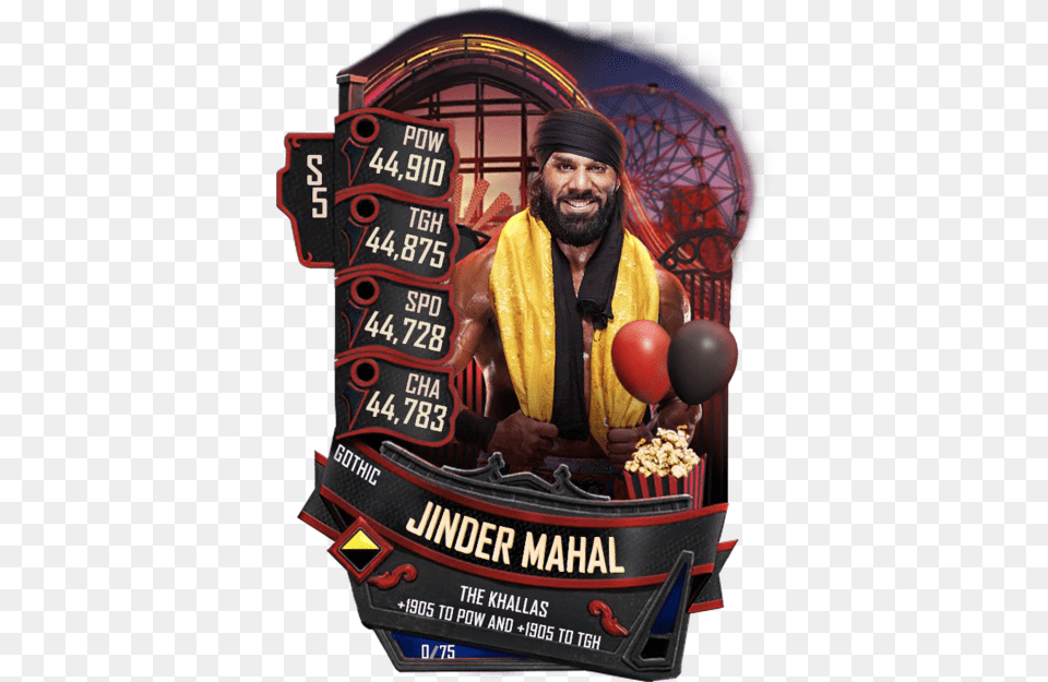 Jinder Mahal, Advertisement, Poster, Adult, Person Free Png Download