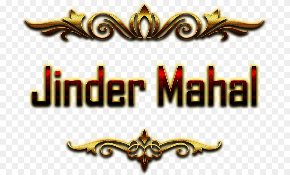 Jinder Mahal Decorative Name, Emblem, Symbol, Logo Png Image