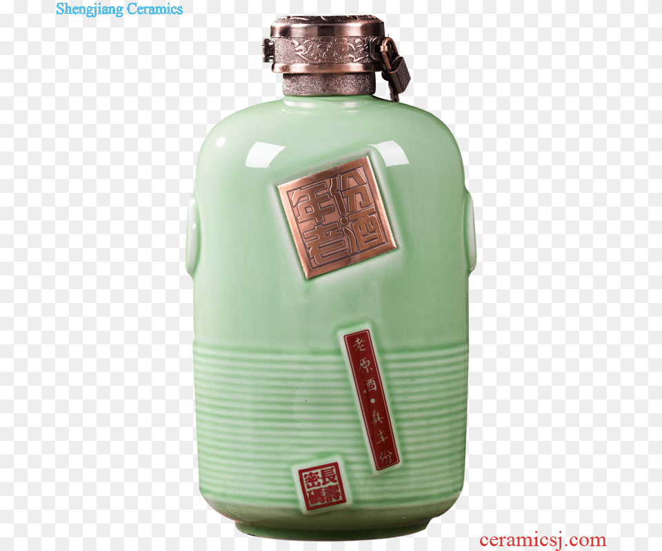 Jingdezhen Ceramic Bottle 5 Jins Of Creative Household Glass Bottle, Alcohol, Beverage, Liquor, Absinthe Free Png