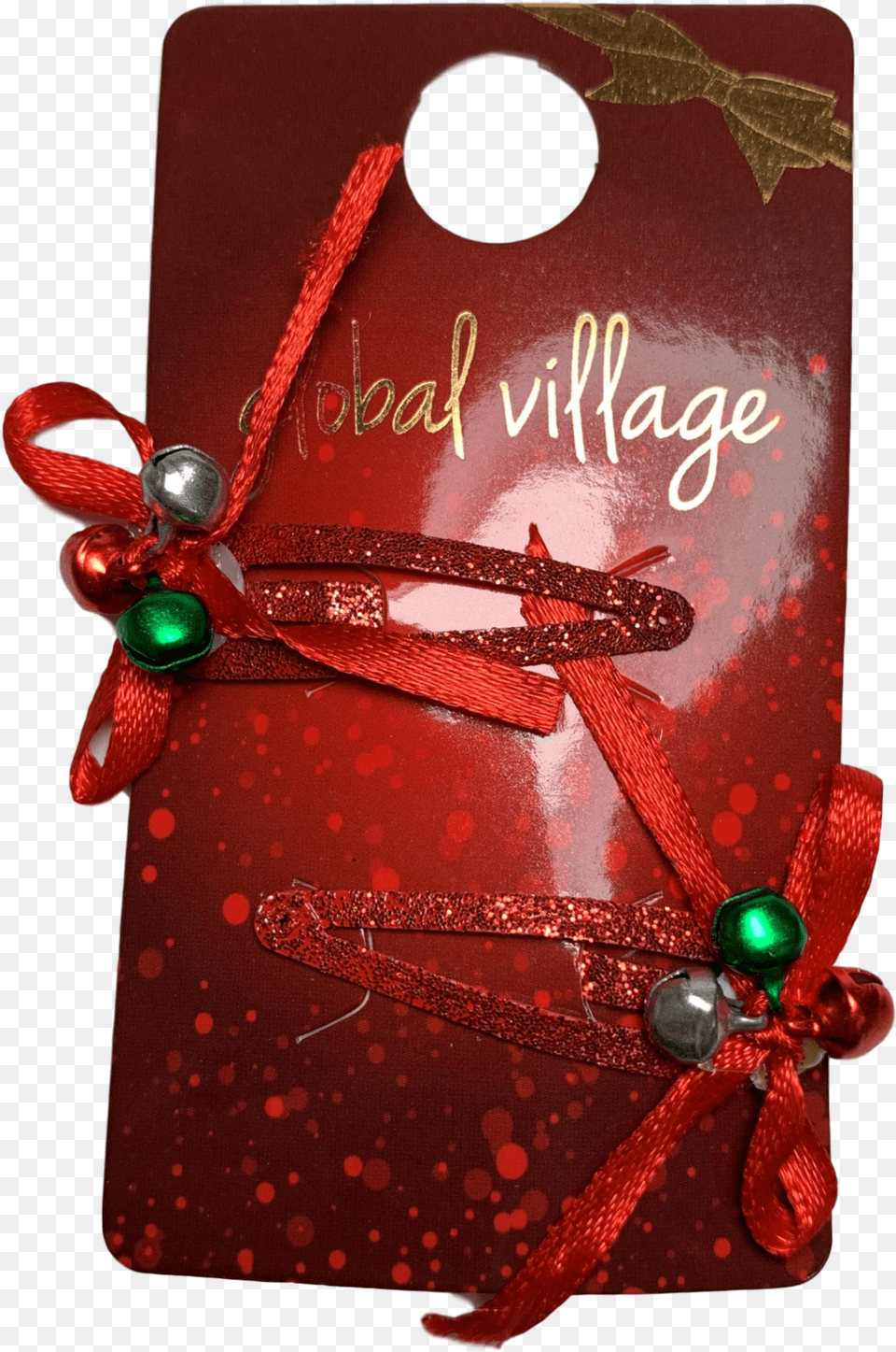 Jingle Bell Barrette Christmas Stocking, Accessories Free Transparent Png