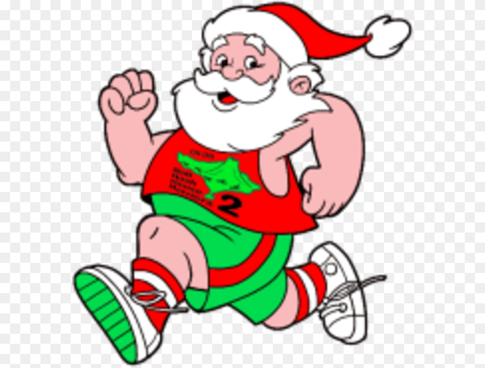 Jingle Bell Jog Santa Claus Running, Baby, Elf, Person, Face Png