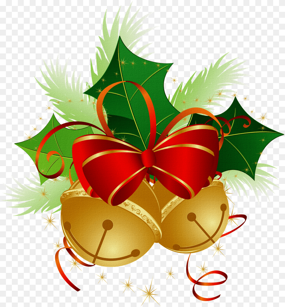 Jingle Bells Christmas Clipart Christmas Borders Clip Art, Food, Nut, Plant, Produce Png