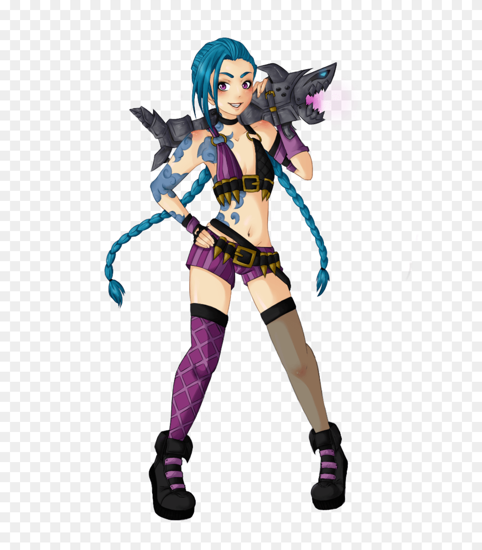 Jinx Lol Image, Book, Clothing, Comics, Costume Free Png