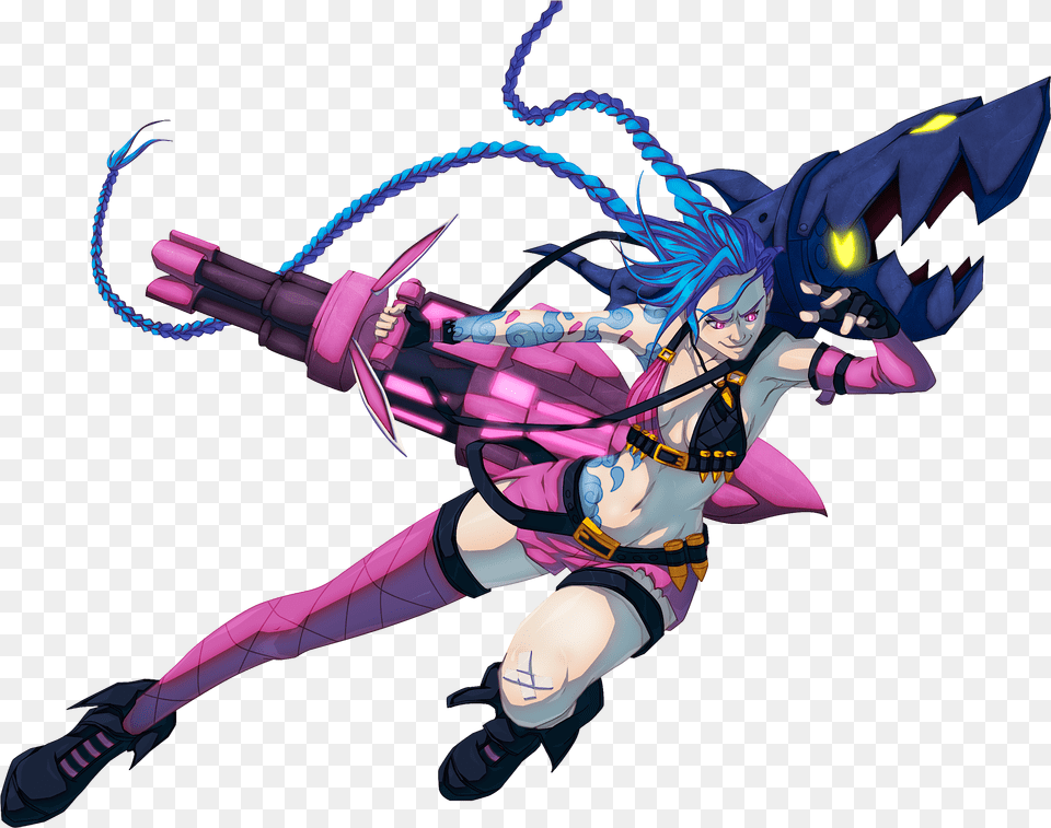 Jinx Lol Jinx Render, Publication, Book, Comics, Adult Png Image