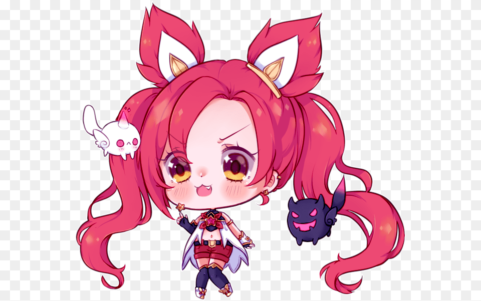 Jinx Star Guardian Chibi Star Guardian Chibi Art, Publication, Book, Comics, Person Png Image