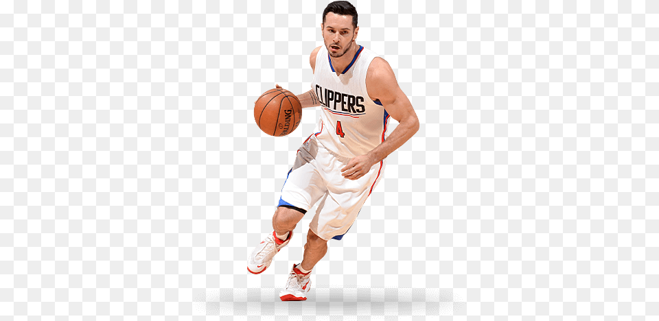 Jj Redick No Background, Adult, Ball, Basketball, Basketball (ball) Free Png