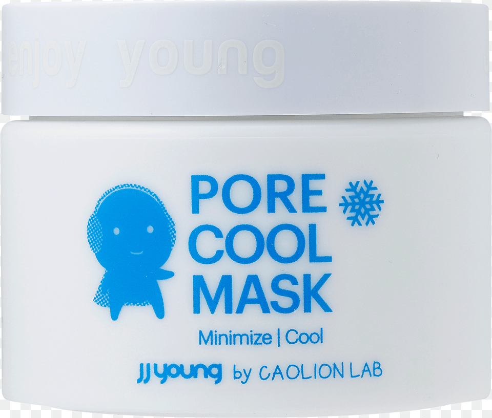 Jj Young By Caolion Lab Pore Cool Face Mask Glow Face Mask, Bottle, Baby, Person, Cosmetics Free Png Download