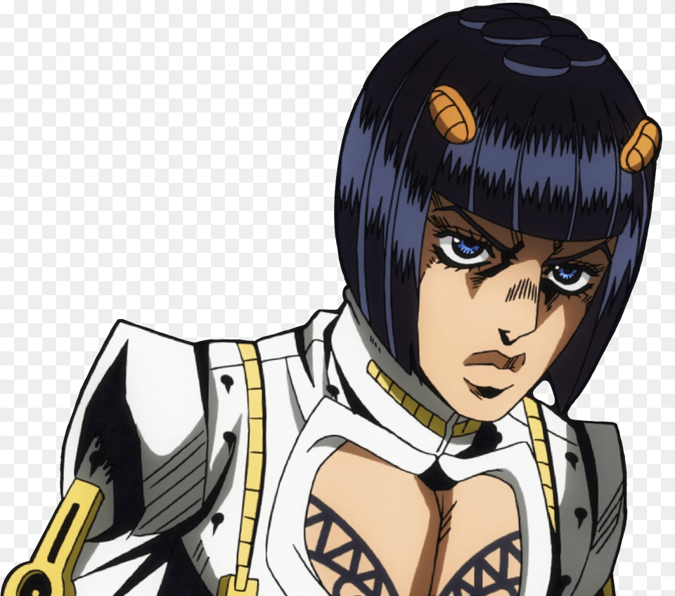 Jjba Jojo Ventoaureo Sticker Bruno Bucciarati Edit, Adult, Person, Female, Woman Free Transparent Png