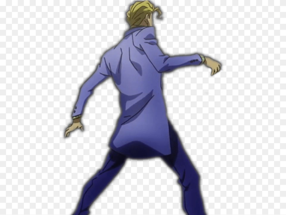 Jjba Koichi Pose Transparent Gif, Adult, Female, Person, Woman Free Png