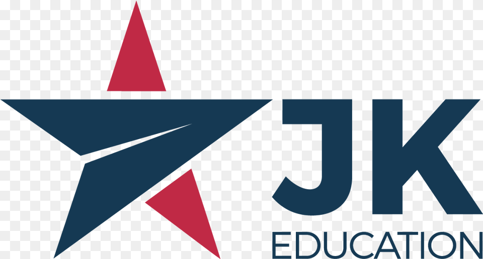 Jk Education Logo Jk Logo In, Triangle, Star Symbol, Symbol Png Image