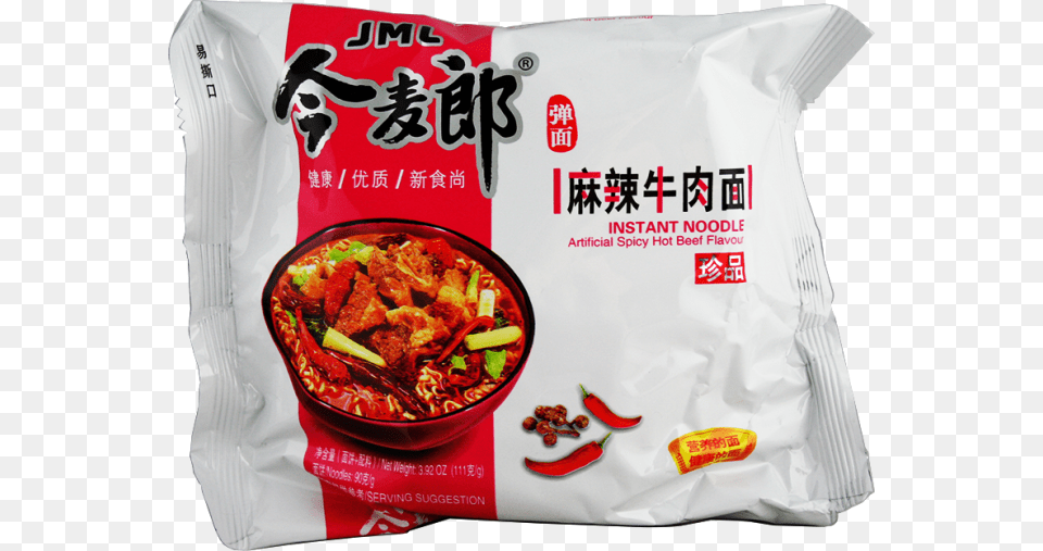 Jml Instant Noodle Artificial Spicy Hot Beef Flavor, Food, Snack Free Png Download