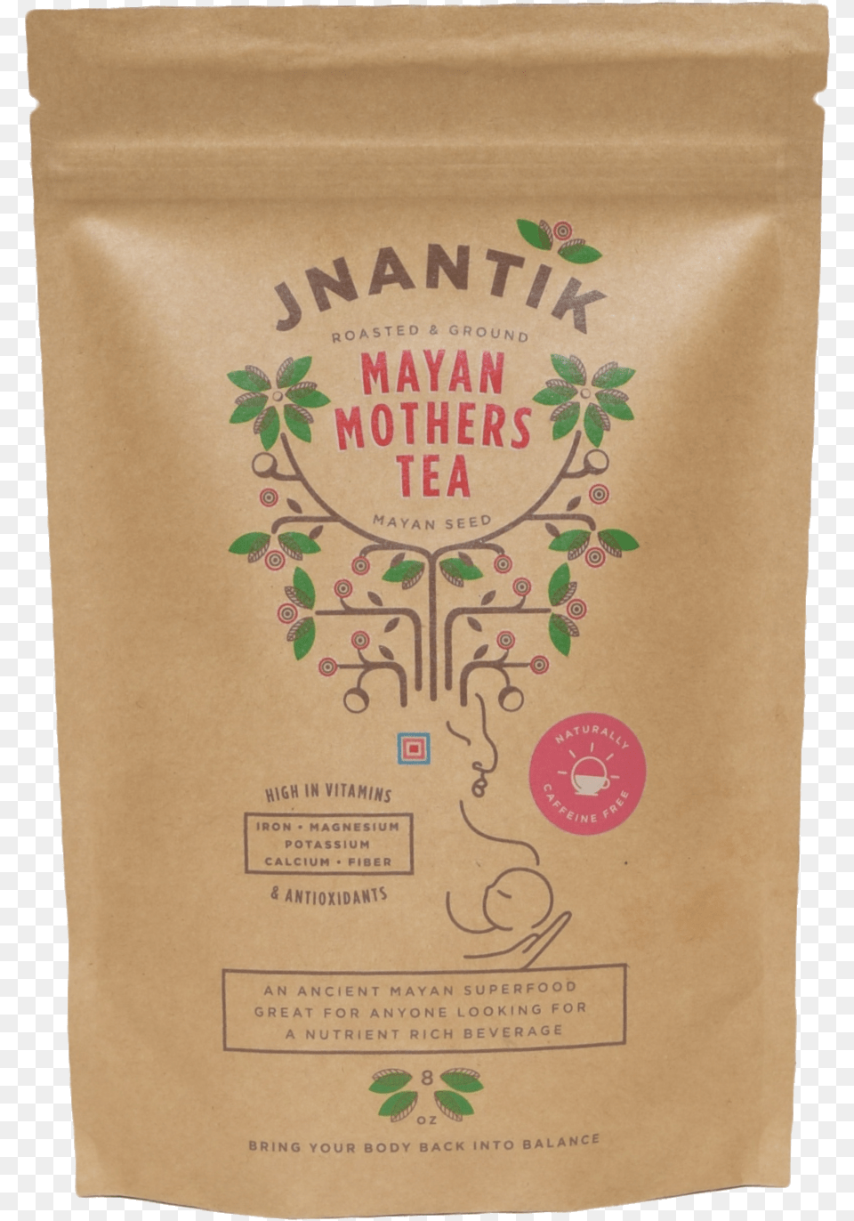 Jnantik Mayan Coffee Alternative, Herbal, Herbs, Plant, Bag Free Transparent Png