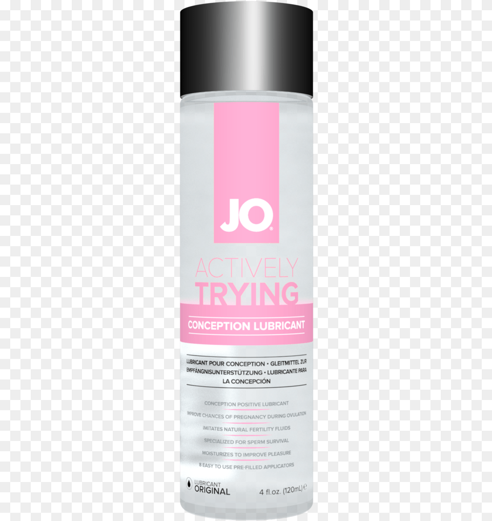 Jo Actively Trying Conception Lubricant, Advertisement, Poster, Can, Tin Free Png Download