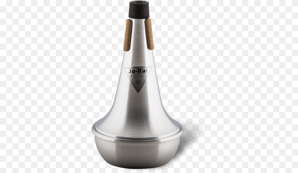 Jo Ral Tenor Trombone Straight Mute Trb1a Bach Jo Ral Trb1a Trombone Straight Mute Aluminum, Electrical Device, Microphone, Bottle, Bowl Free Png