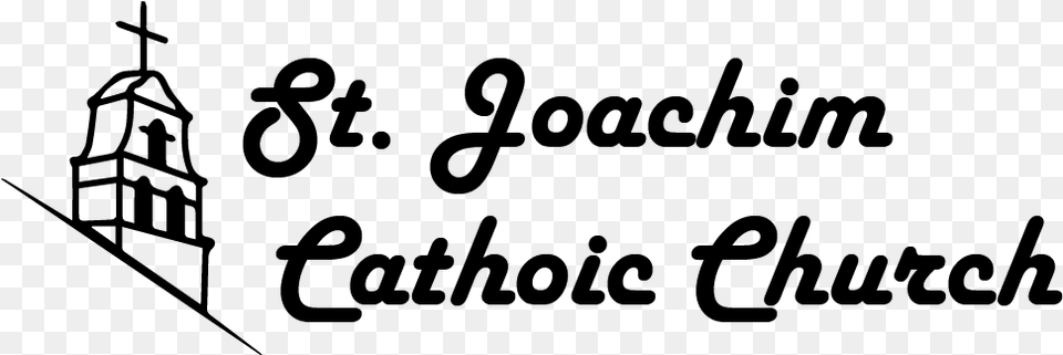 Joachim Catholic Church Calligraphy, Gray Png Image