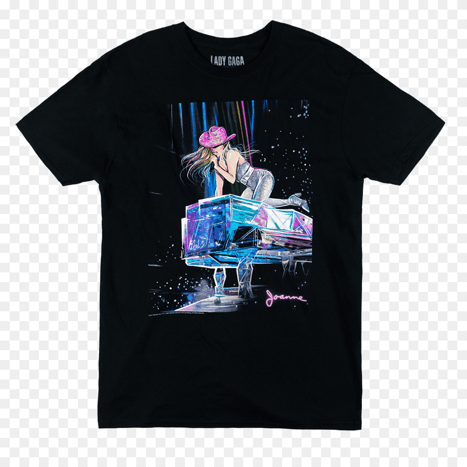 Joanne World Tour Painting T Shirt Lady Gaga Official Shop, Clothing, T-shirt, Adult, Female Free Png Download