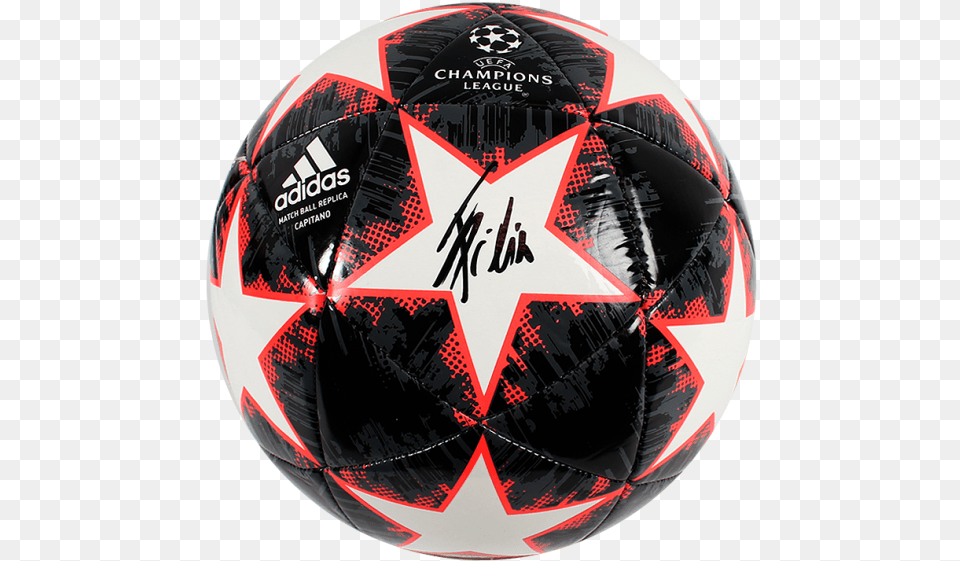 Joao Felix Signed Adidas Uefa Champions League Football For Soccer, Ball, Soccer Ball, Sport, Helmet Free Transparent Png