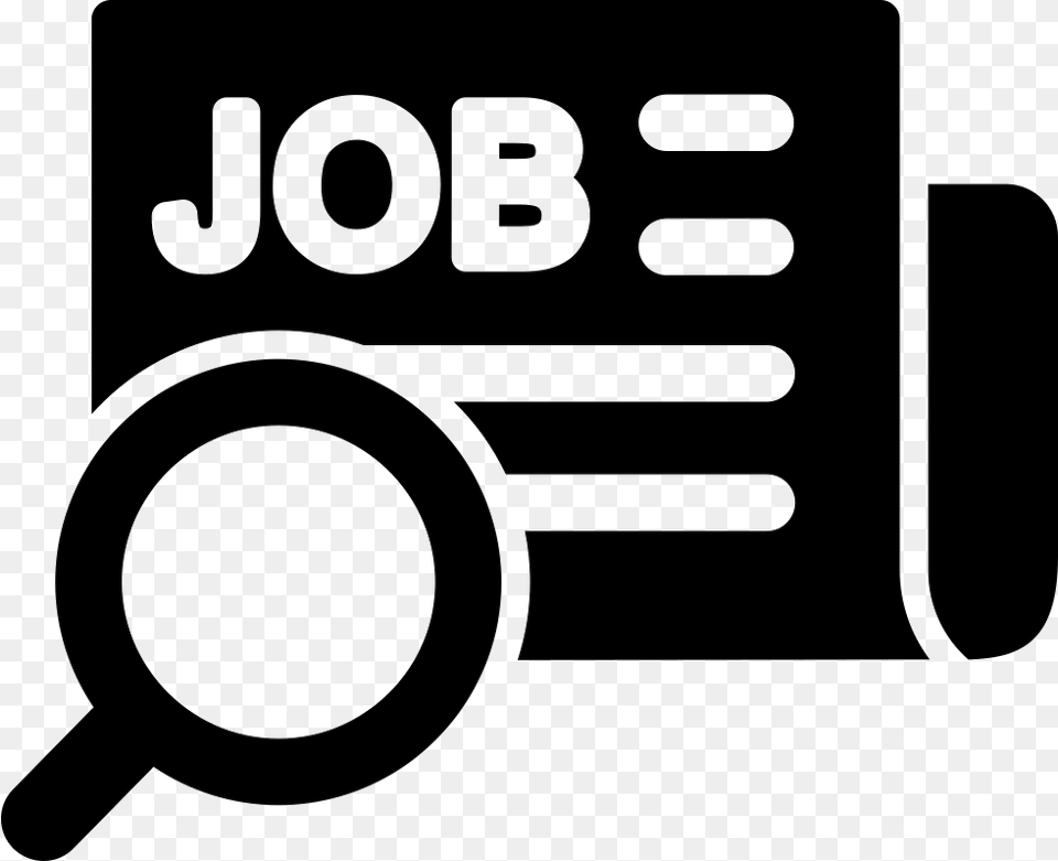 Job Clipart Job Seeker Job Job Seeker Job Search Icon, Stencil, Text Free Transparent Png