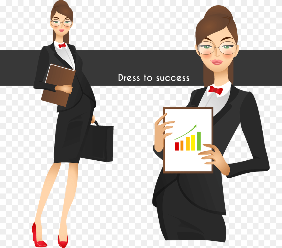 Job Interview Outfit Cartoon, Woman, Suit, Person, Formal Wear Free Transparent Png