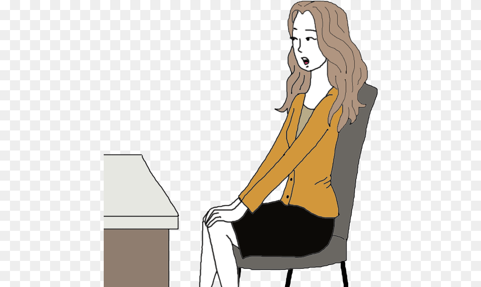 Job Interview Sitting, Adult, Female, Person, Woman Free Png Download