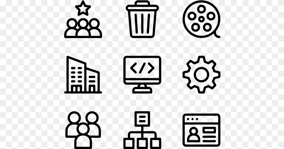 Job Market Icon Manufacturing Vector Icon, Gray Png Image