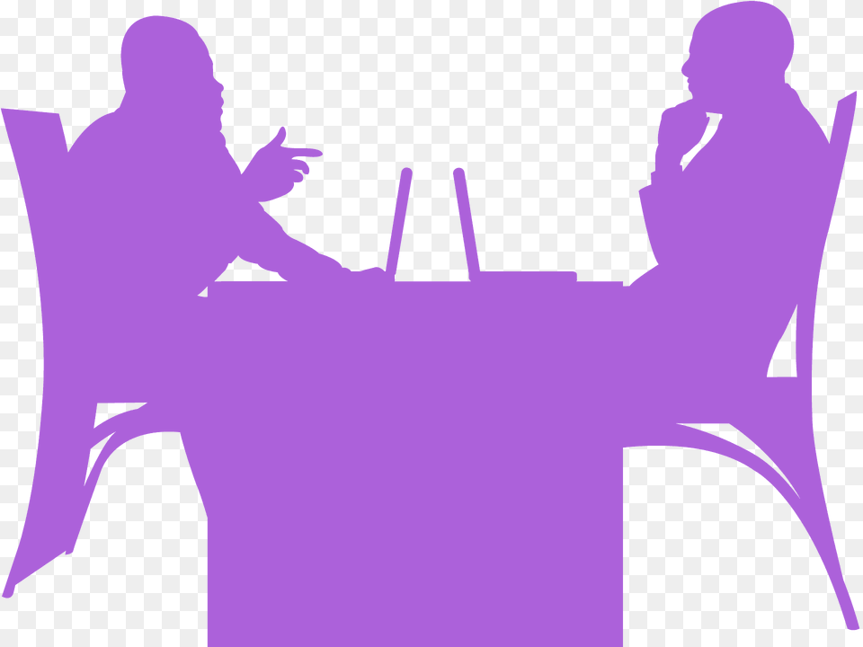 Job Meeting Silhouette, Furniture, Table, Conversation, Person Free Png