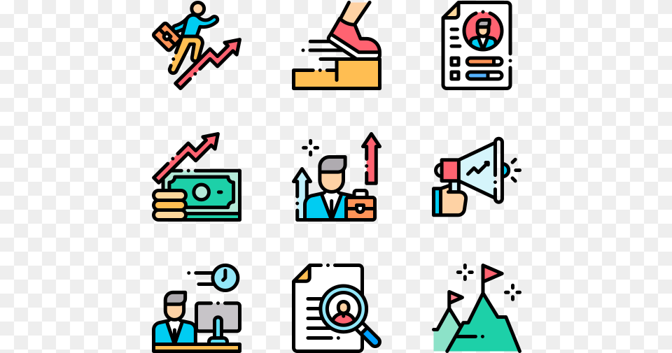 Job Promotion Daily Routine Icon, Adult, Male, Man, Person Free Transparent Png