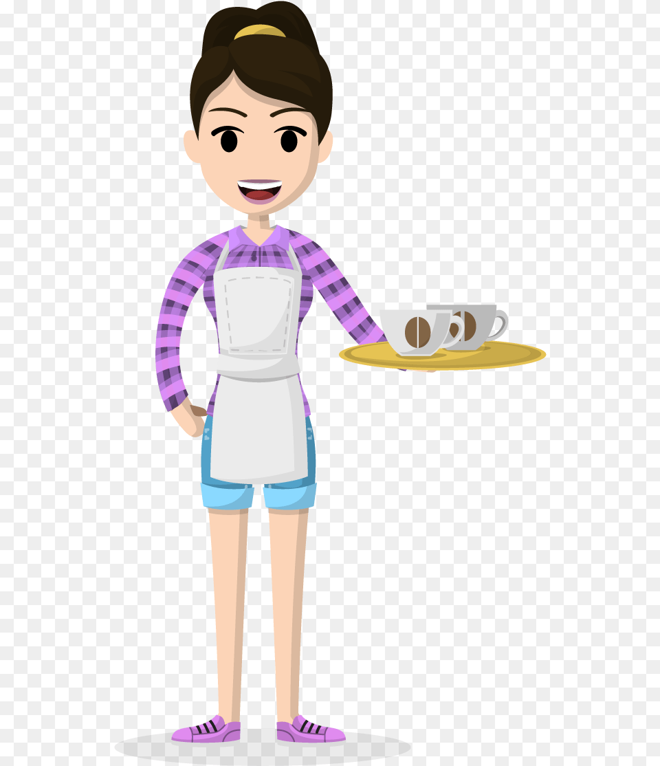 Job Woman Cartoon, Clothing, Long Sleeve, Sleeve, Child Png