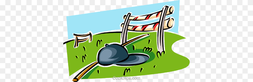 Jockey Hat Crop And Jump Royalty Vector Clip Art, Grass, Plant, Device, Lawn Free Png