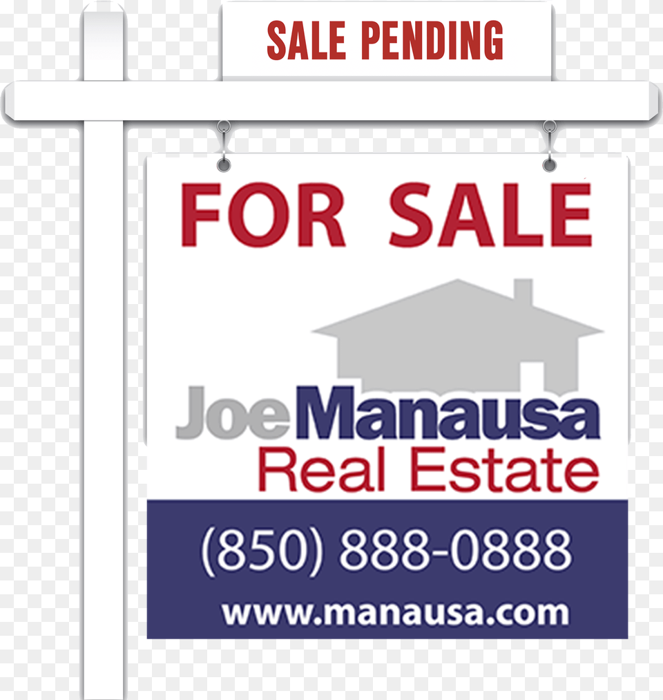Joe Manausa Real Estate For Sale Sign In Tallahassee Signage, Advertisement, Bus Stop, Outdoors, Symbol Png