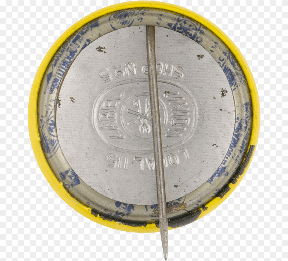 Joe Must Go Yellow Button Back Political Button Museum Circle, Machine, Wheel Png Image