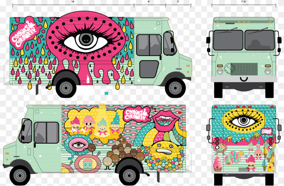 Joel Carrodeguas Food Truck, Bus, Transportation, Vehicle, Machine Png Image