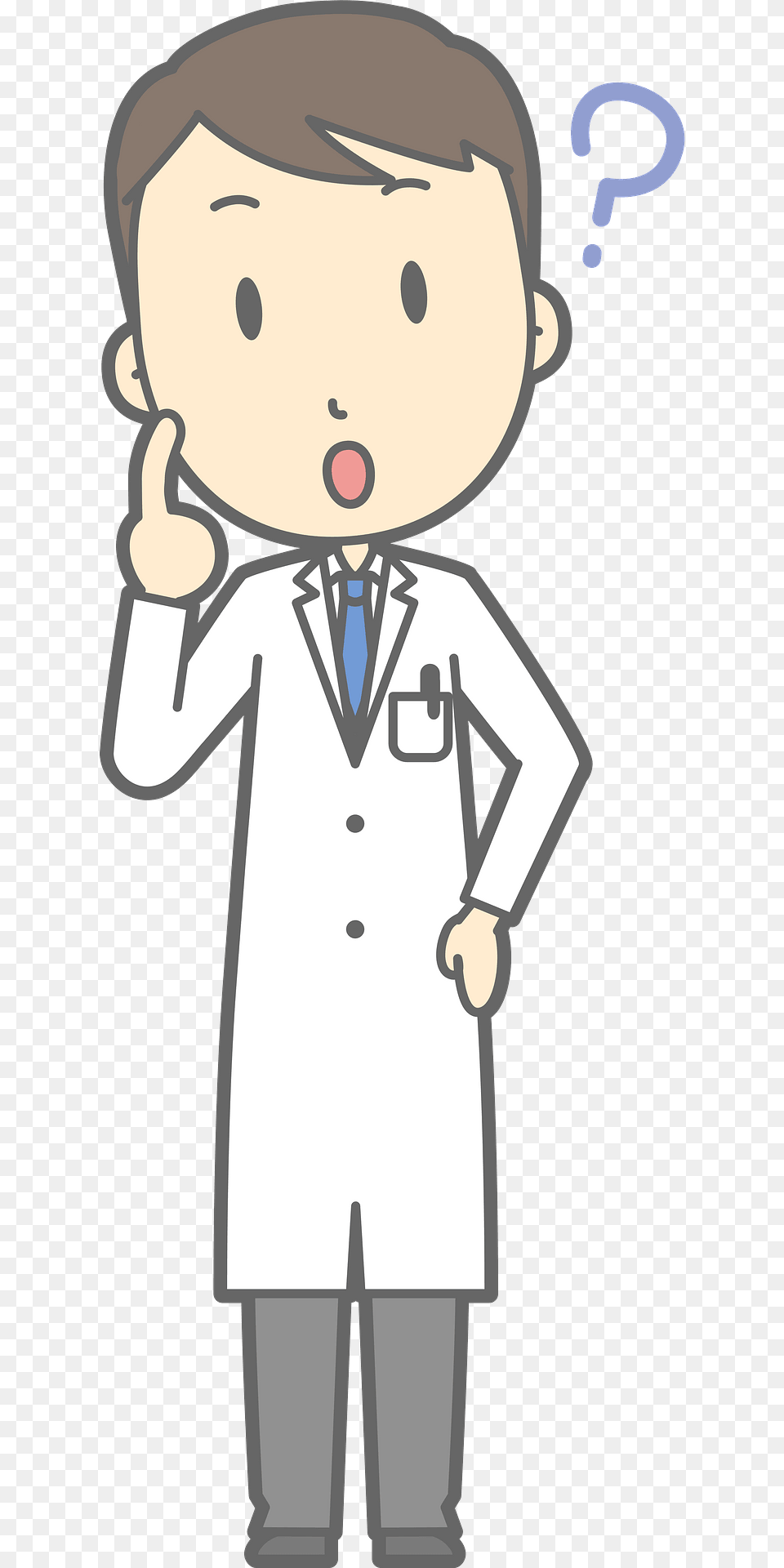 Joel Doctor Is Doubting Clipart, Clothing, Coat, Lab Coat, Baby Free Png