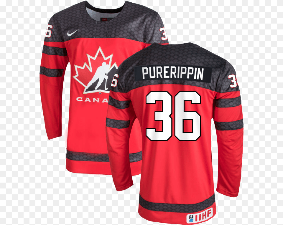 Joel Hofer Team Canada, Clothing, Shirt, Jersey, Hoodie Free Transparent Png