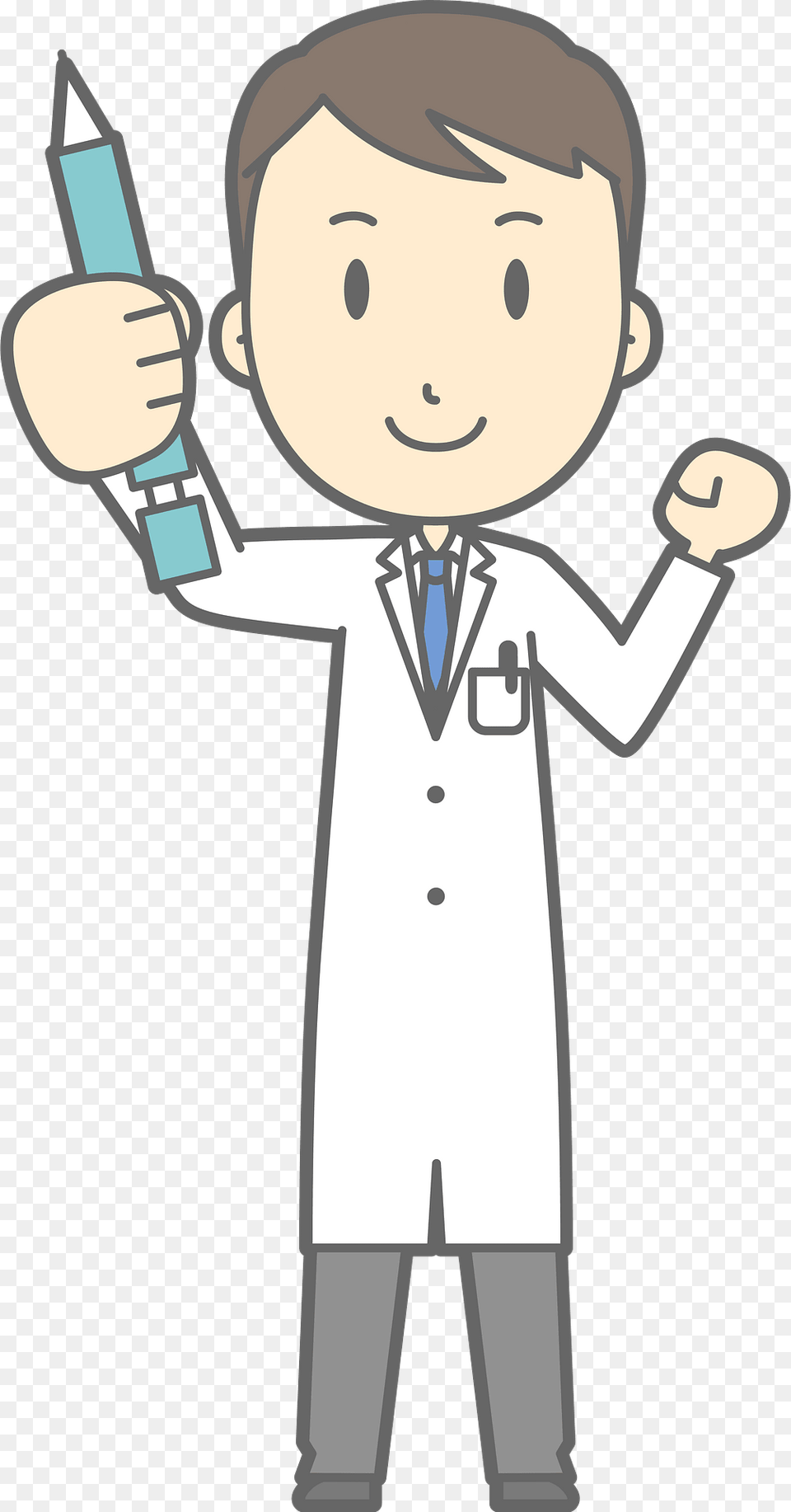 Joel Medical Doctor Is Holding A Mechanical Pencil Clipart, Finger, Body Part, Person, Clothing Png