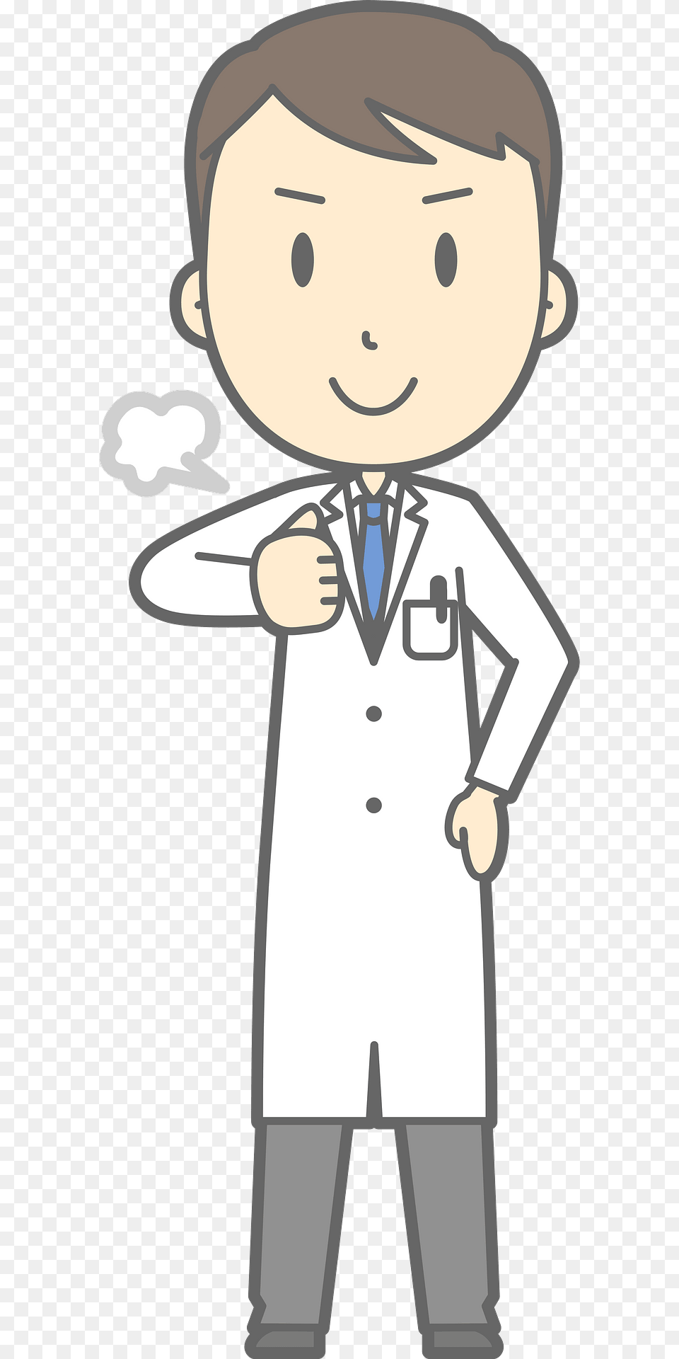 Joel Medical Doctor Man Clipart, Clothing, Coat, Lab Coat, Publication Png