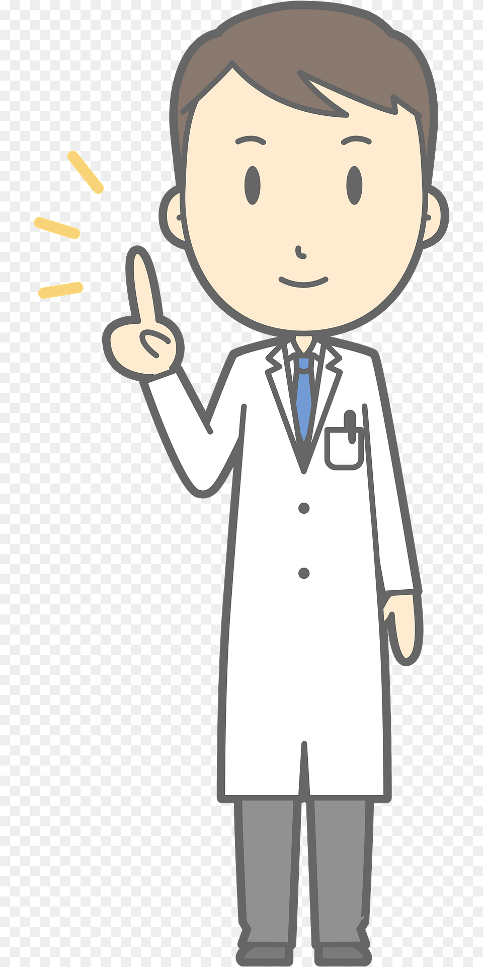 Joel Medical Doctor Man Is Giving Advice Clipart, Clothing, Coat, Lab Coat, Baby Free Transparent Png