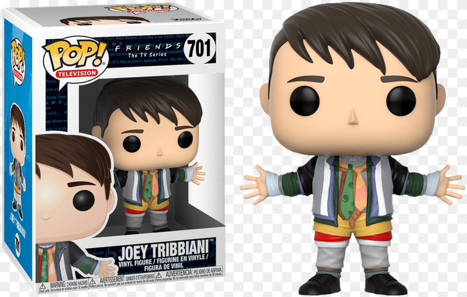 Joey Tribbiani In Chandlers Clothes Pop Vinyl Figure Funko Pop Joey Tribbiani, Baby, Person, Face, Head Free Png