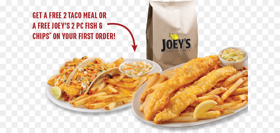 Joeys Fish And Chips, Food, Lunch, Meal, Fries Png Image