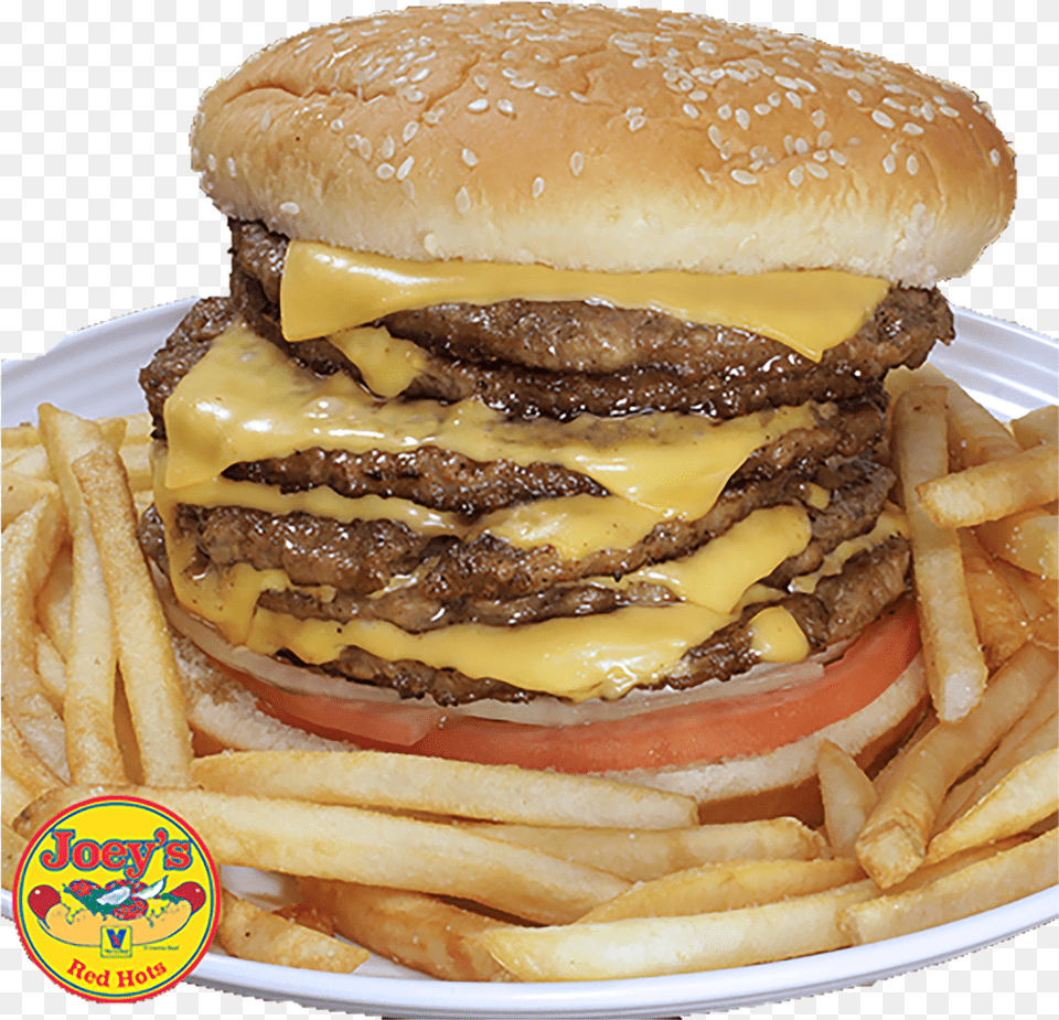 Joeys Red Hots Orland Park Belt Buster Cheeseburger Joey39s Red Hots, Burger, Food Png Image