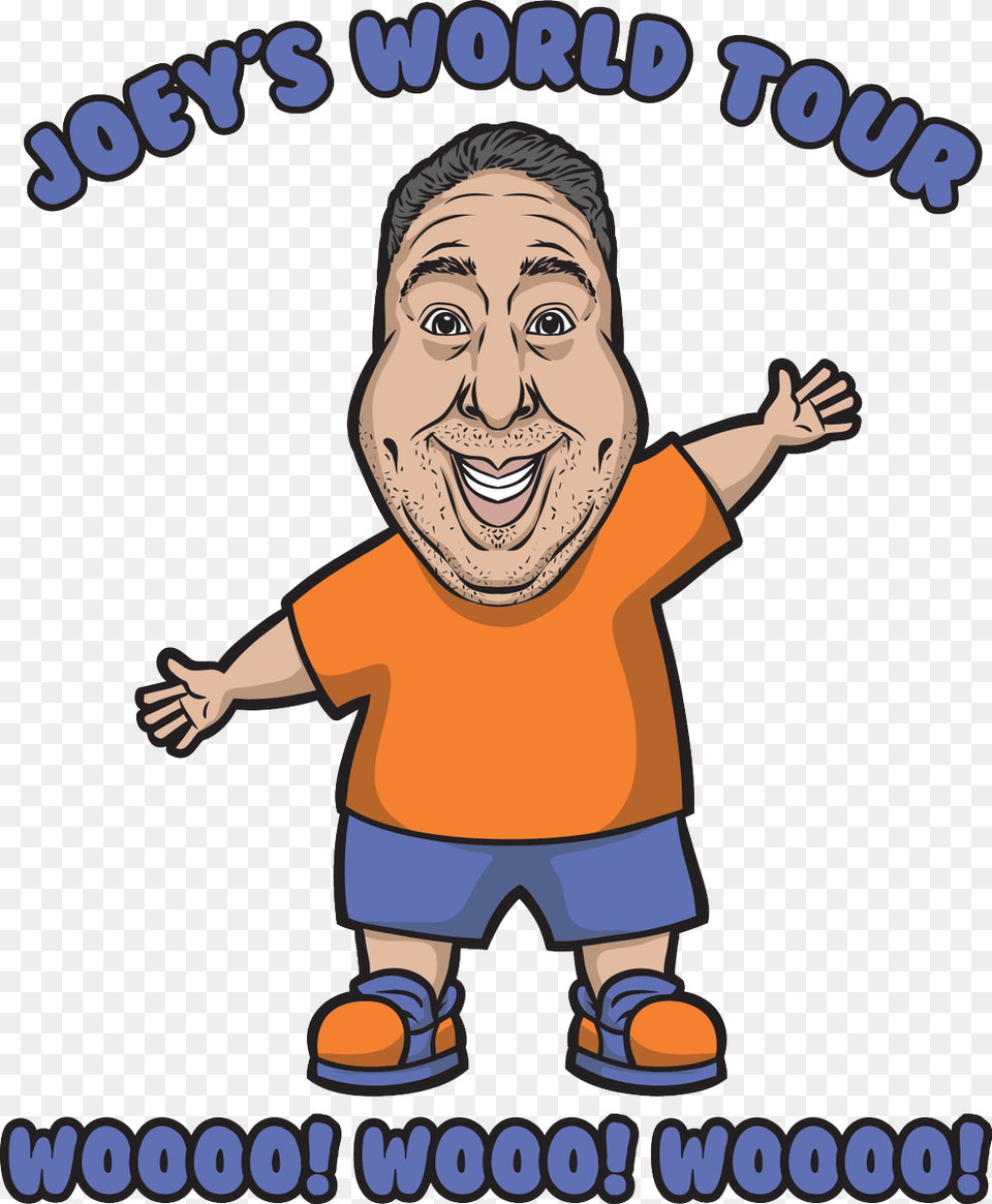 Joeys World Tour T Shirt, Baby, Face, Head, Person Png