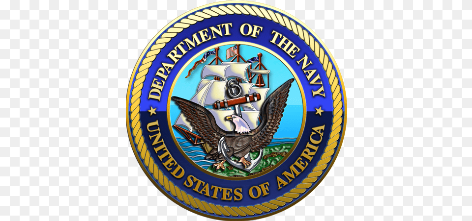 Jofra Department Of The Navy, Badge, Logo, Symbol, Emblem Free Transparent Png