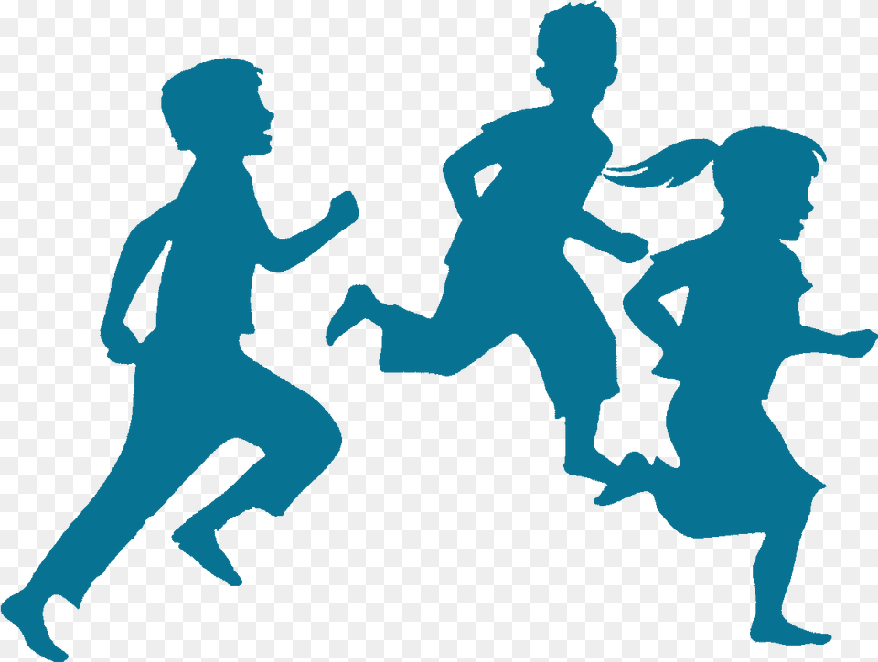 Jog Clip Art Kids Running Silhouette, Person, Baby, Face, Head Free Png