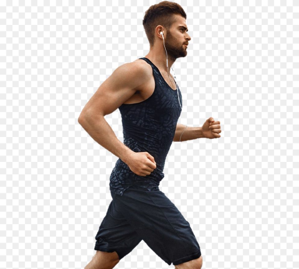 Jogger Fit Man Running, Person, Hand, Finger, Body Part Free Png