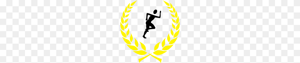 Jogger Laurel Wreath, Symbol, Person, Emblem Png