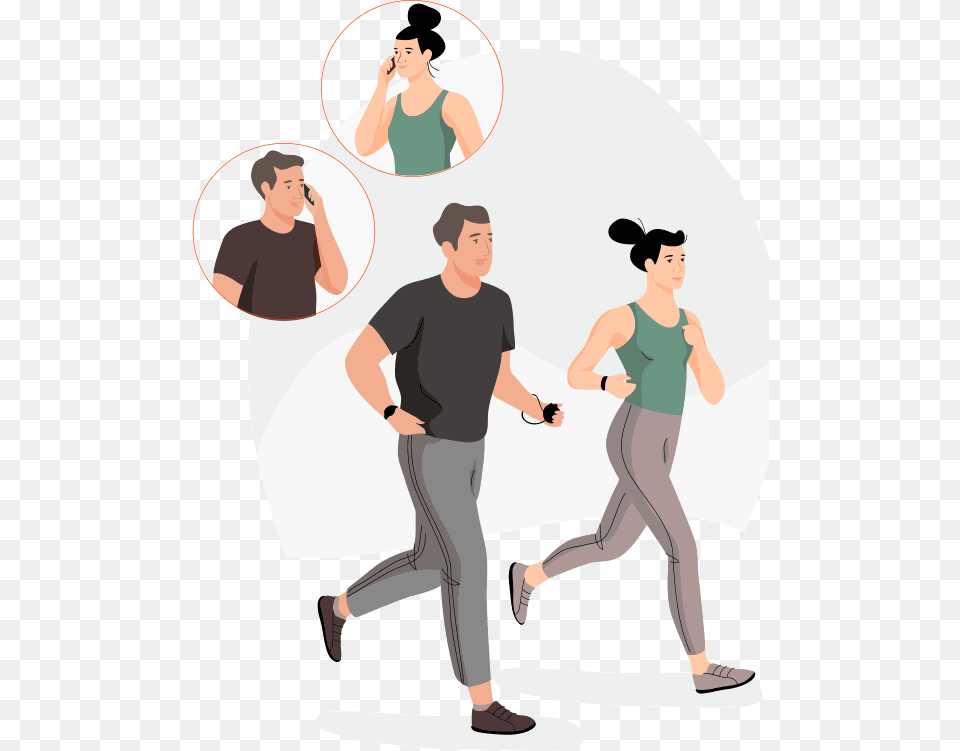 Jogging, Walking, Person, Adult, Man Png Image
